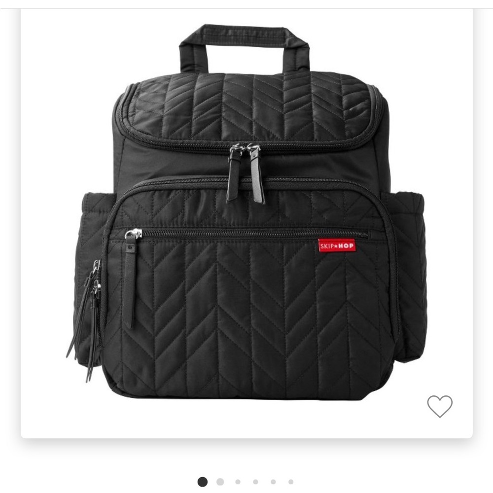 Black skip hop diaper bag